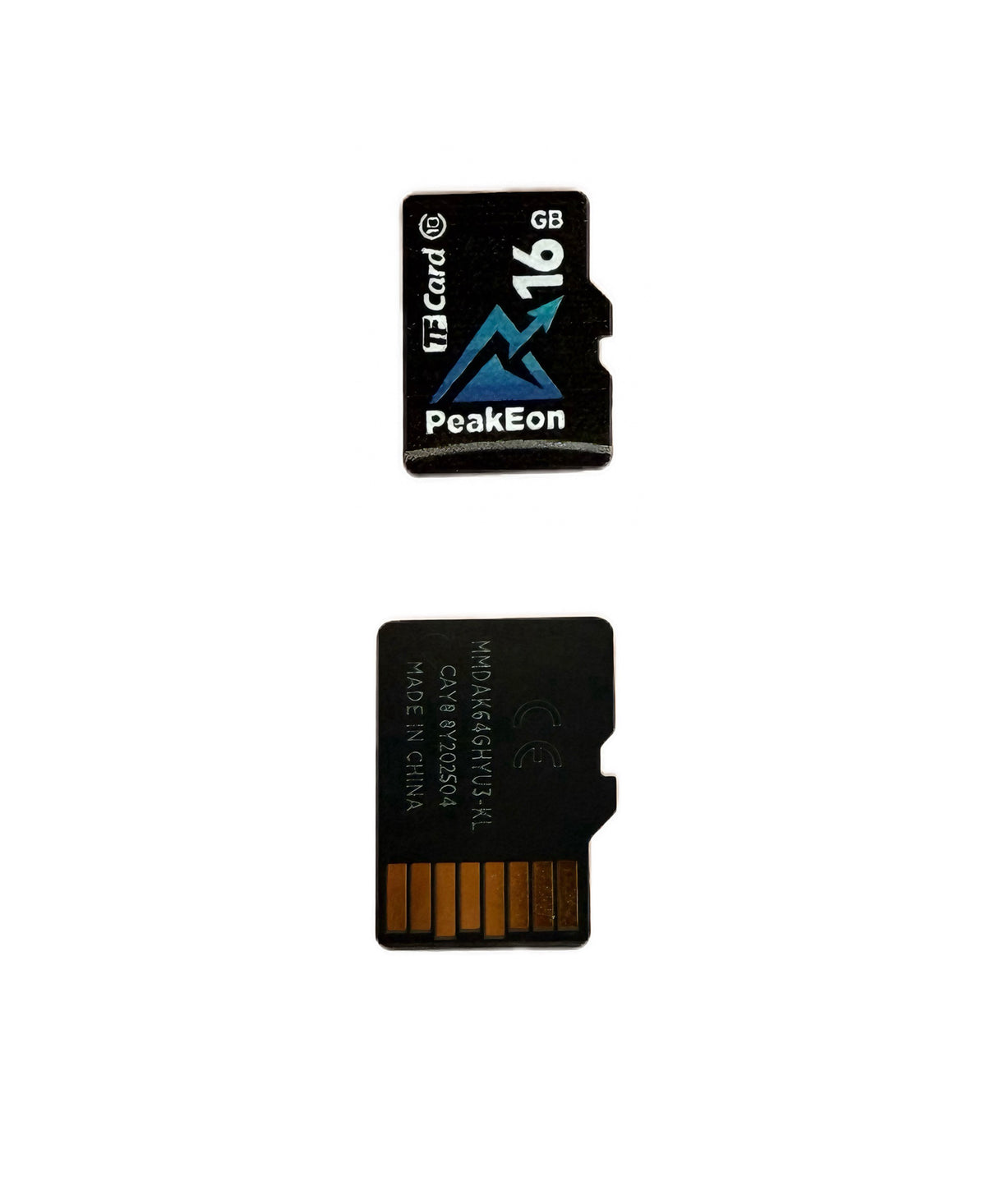 PeakEon MicroSD TF  Memory Card,4K/5K UHD, Waterproof, Shockproof,High Speed 130MB/s (16 GB)