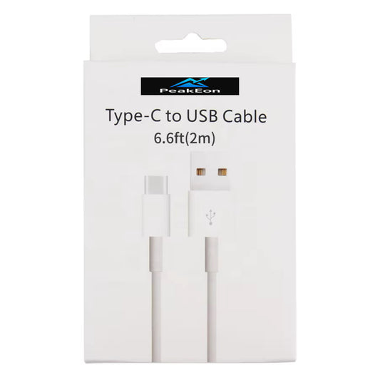 PeakEon 6FT USB A to USB Type C Fast Charging & Data Sync Cable