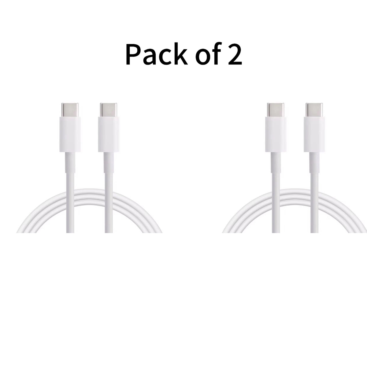 PeakEon 6.6FT (2M) Type-C to Type-C Fast Charging Cable | 60W PD, 3A High-Speed Data Sync for Smartphones,tablets,smartwatches,Laptop and More
