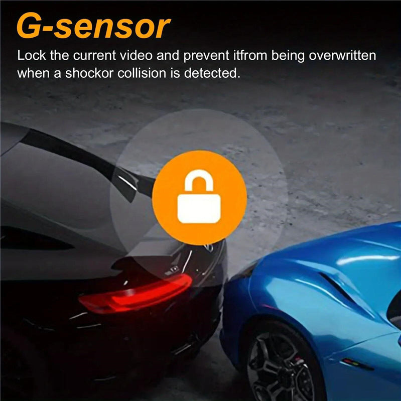 PeakEon 3 Lens 1080P Dash Cam(Front,Interior,Rear) with Parking Monitor, G-Sensor, Loop Recording,Night Vision